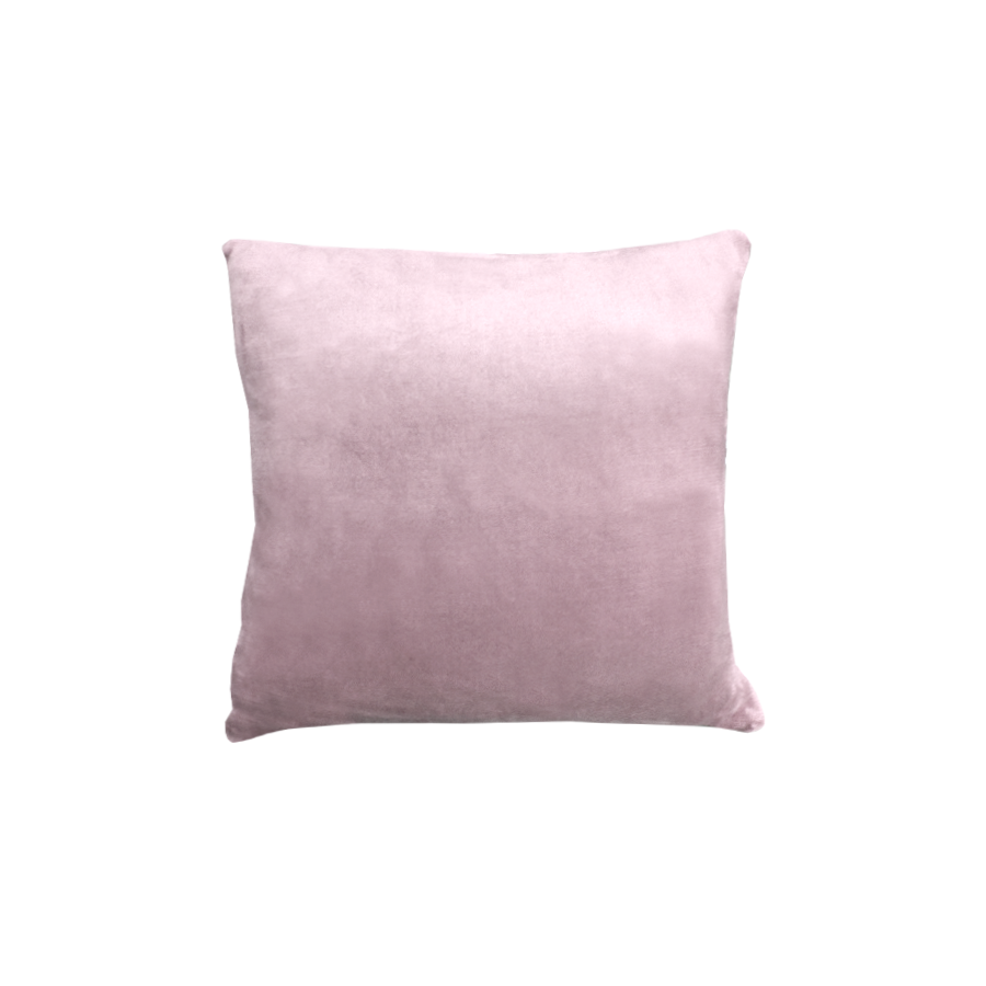 Alastairs Augusta Faux Mink Square Cushion Blush - Newstart Furniture