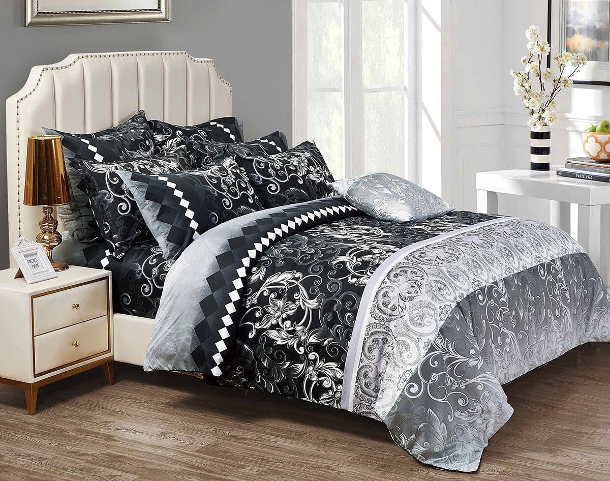 Costa Double Size Quilt Cover Set | Elegant Pattern | Easy Care