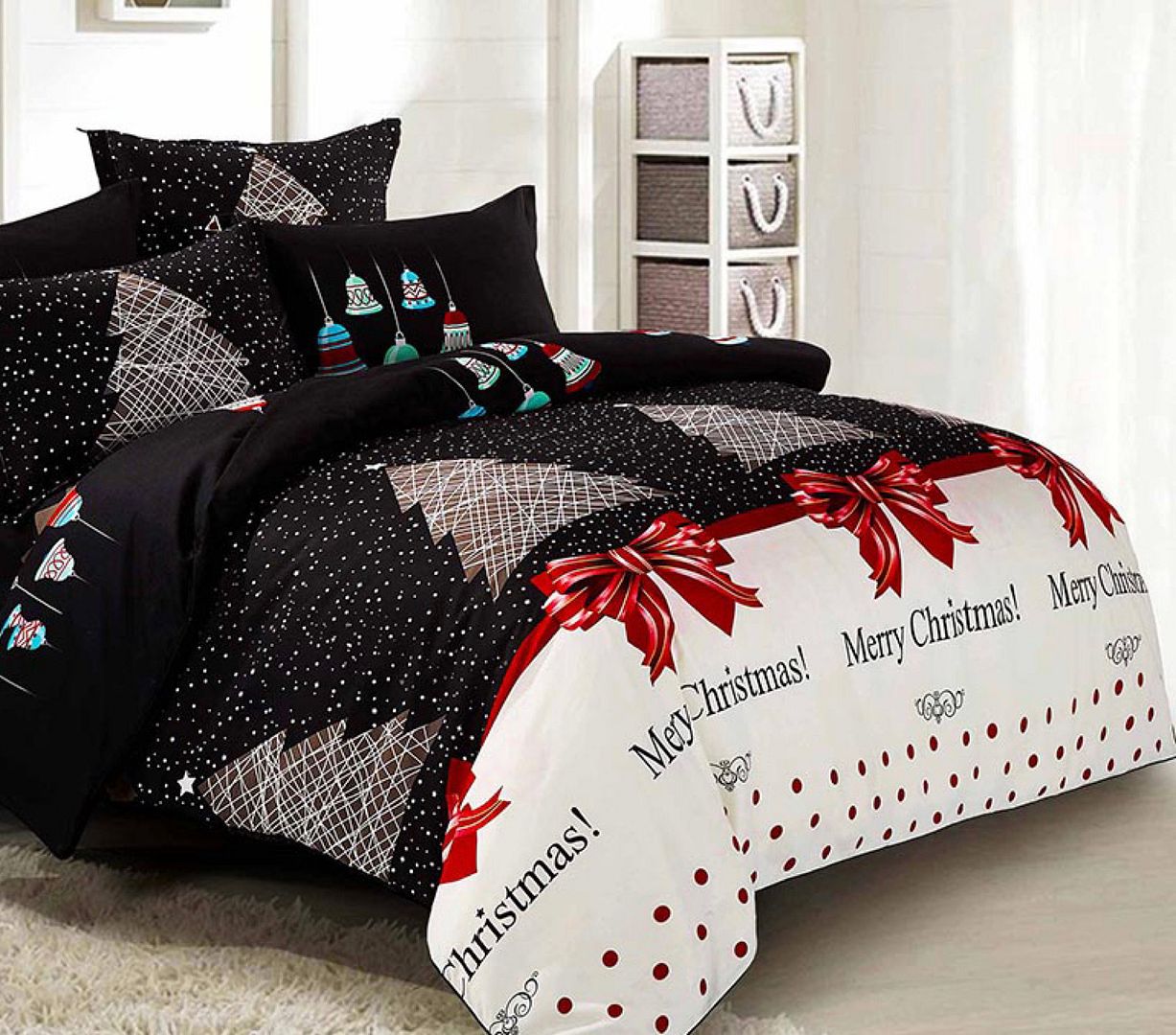 Festive Double Size Christmas Quilt Cover Set | Newstart