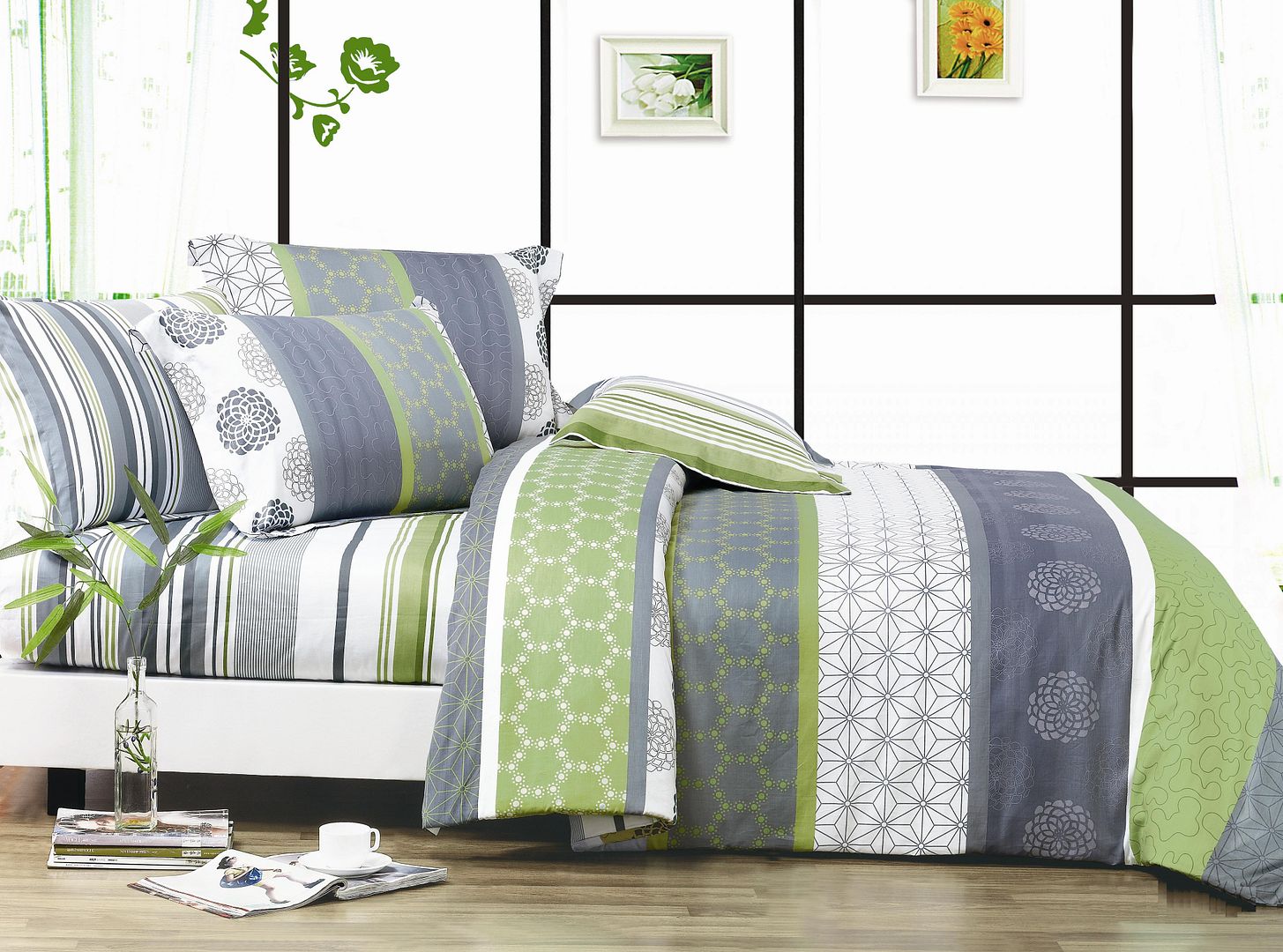 Dexter Double Quilt Cover Set | Artistic Pattern, Easy Care