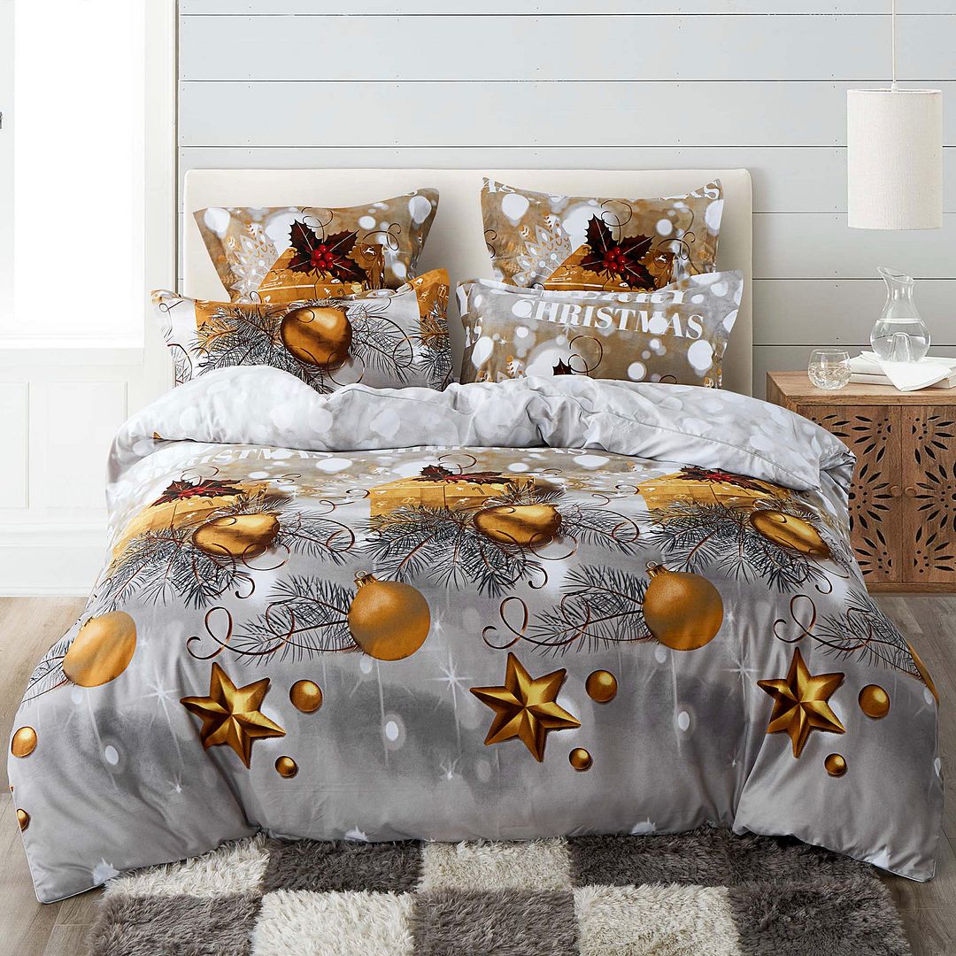 Double Size Christmas Quilt Cover Set | Newstart Furniture