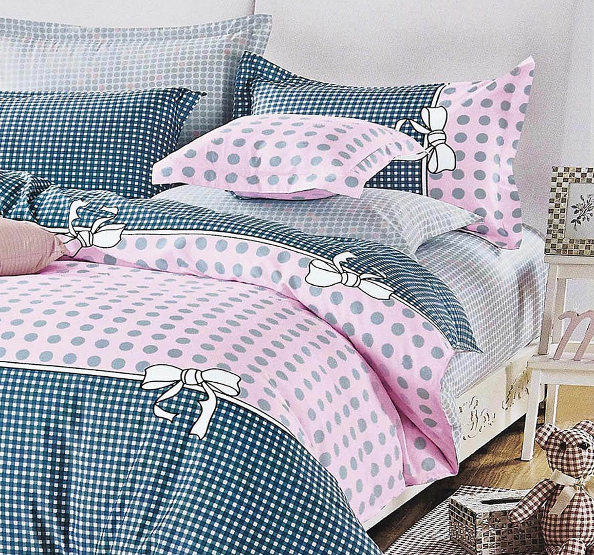 Pink Dots Double Quilt Cover Set | Newstart Furniture