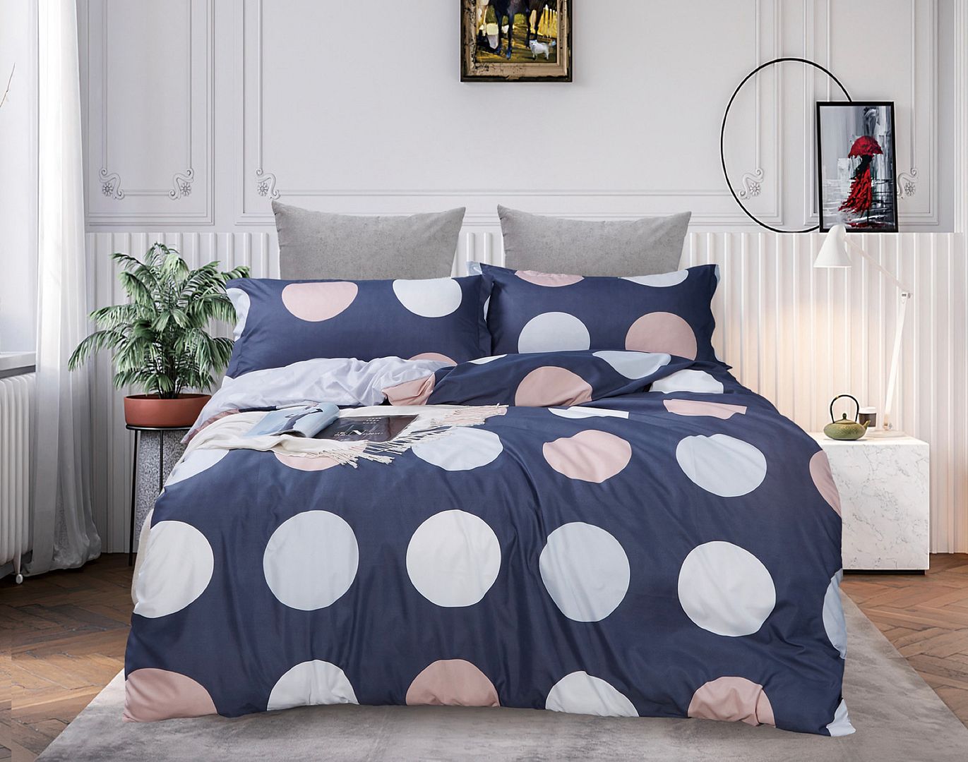 Elegant Circles King Size Quilt Cover Set | Newstart Furniture