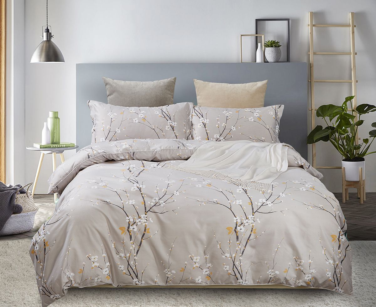 Kaito King Size Floral Quilt Cover Set | Elegant Bedroom Decor