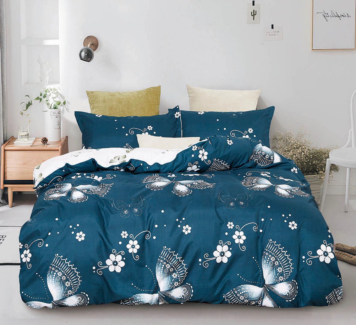 Ditmerr King Size Quilt Cover Set | Elegant Pattern, Soft Polyester