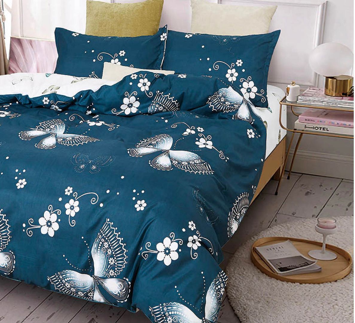 Ditmerr King Size Quilt Cover Set | Elegant Pattern, Soft Polyester