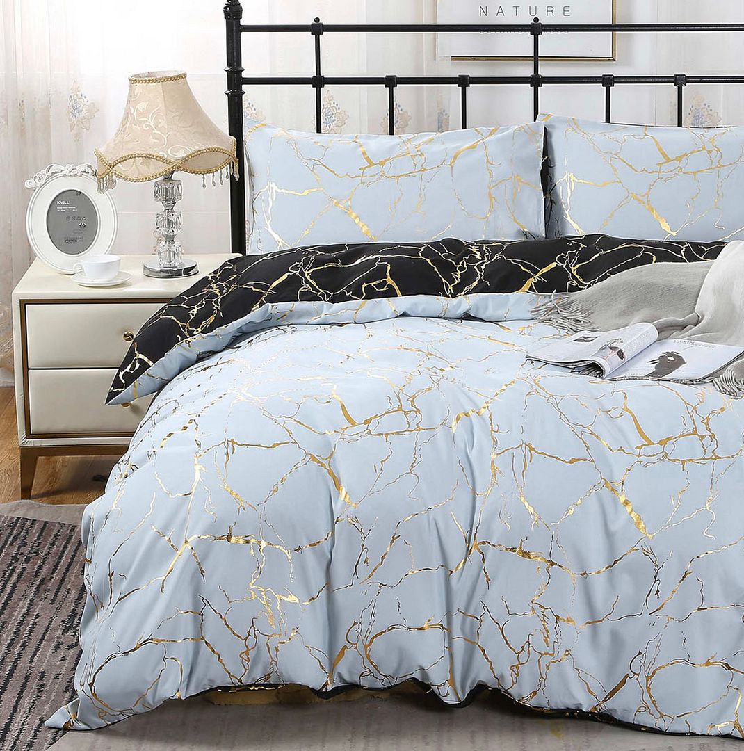 Reversible King Size Quilt Cover Set | Adana Collection