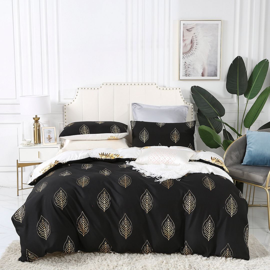 Reversible King Size Quilt Cover Set | Dual Color Design