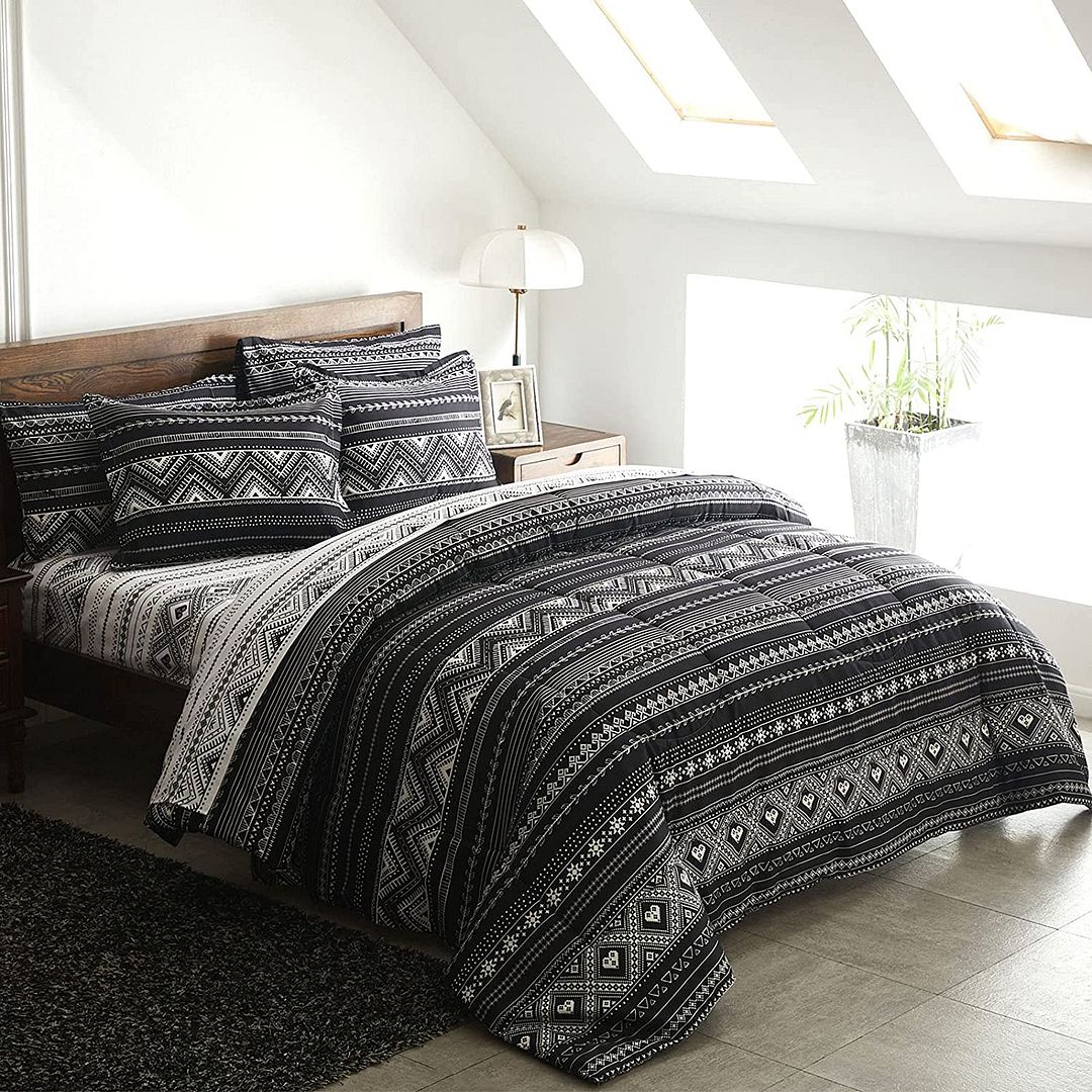 Hugo Reversible King Duvet Cover Set | 2 in 1 Design