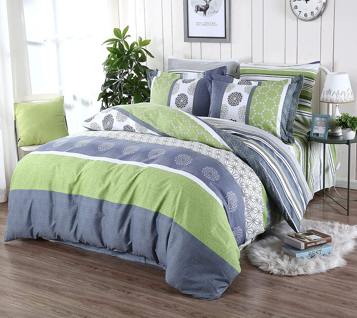 Dexter King Single Quilt Cover Set | Artistic Bedroom Comfort