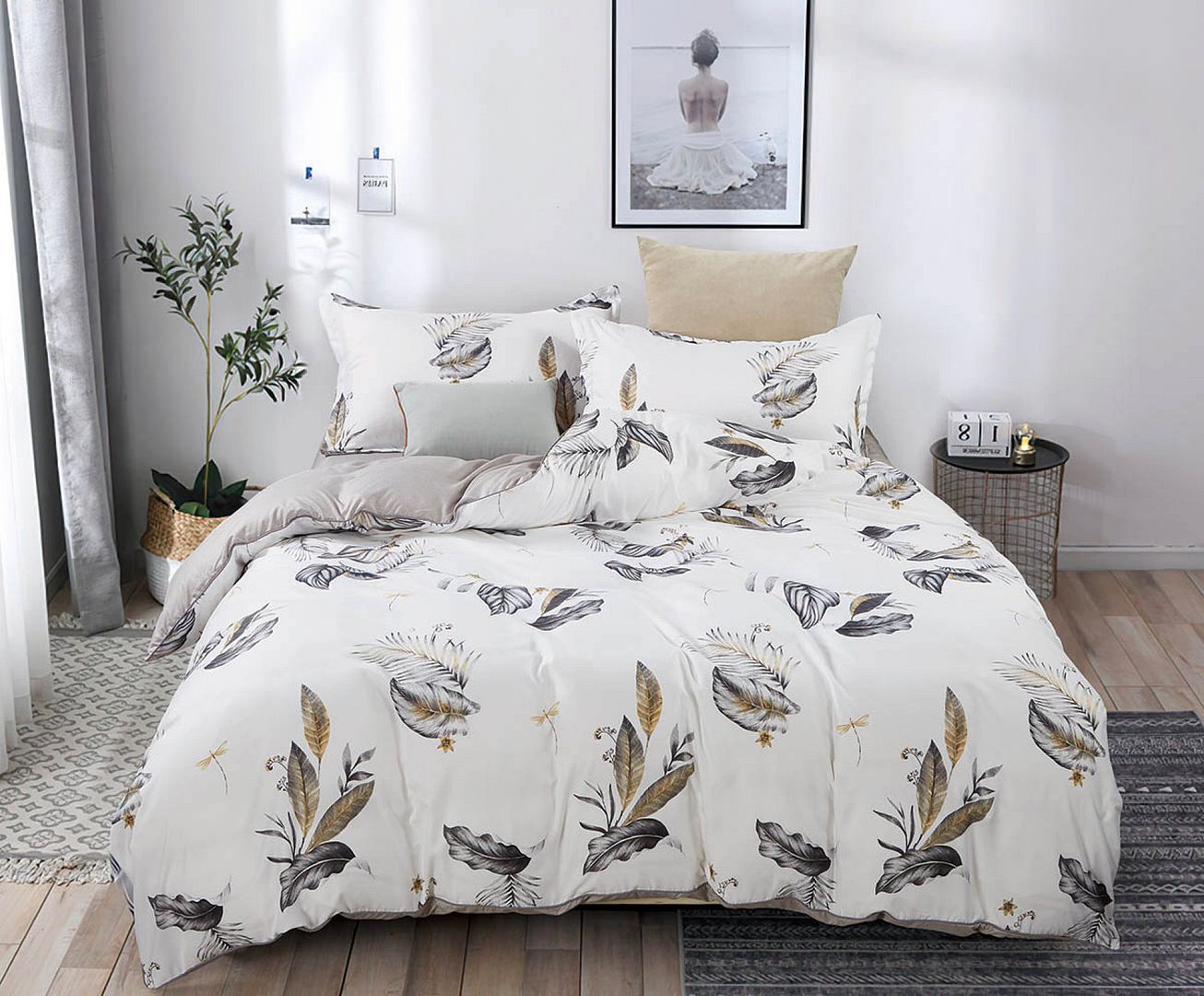 Marsella Queen Quilt Cover Set | Elegant Artistic Pattern