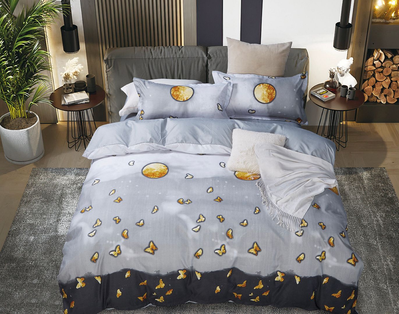 Gardinar Super King Quilt Cover Set | Elegant Patterned Bedding