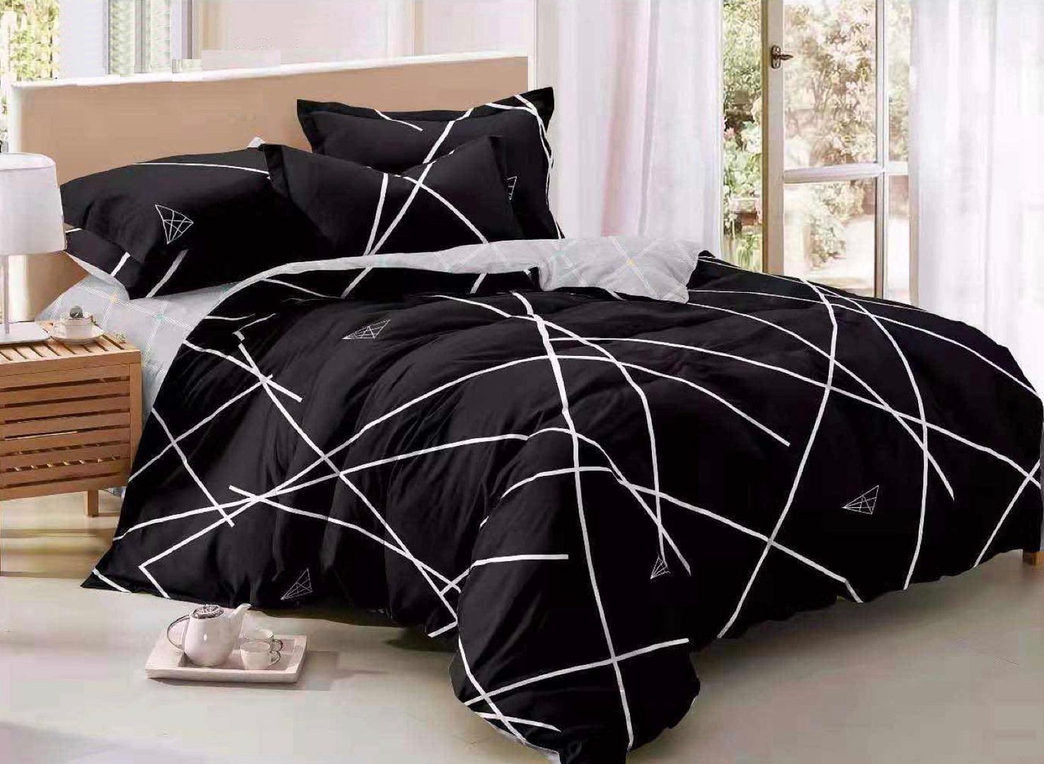 Jonas Artistic Super King Quilt Cover Set | Newstart Furniture