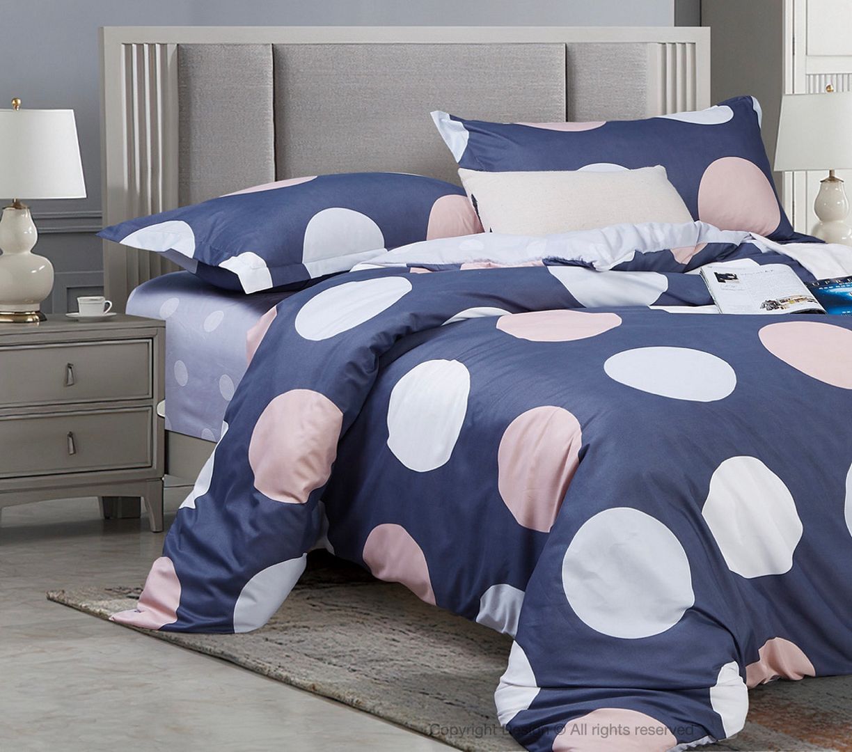 Circles Super King Quilt Cover Set | Elegant Bedroom Decor