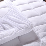 bamboo cotton fitted mattress topper king - Newstart Furniture