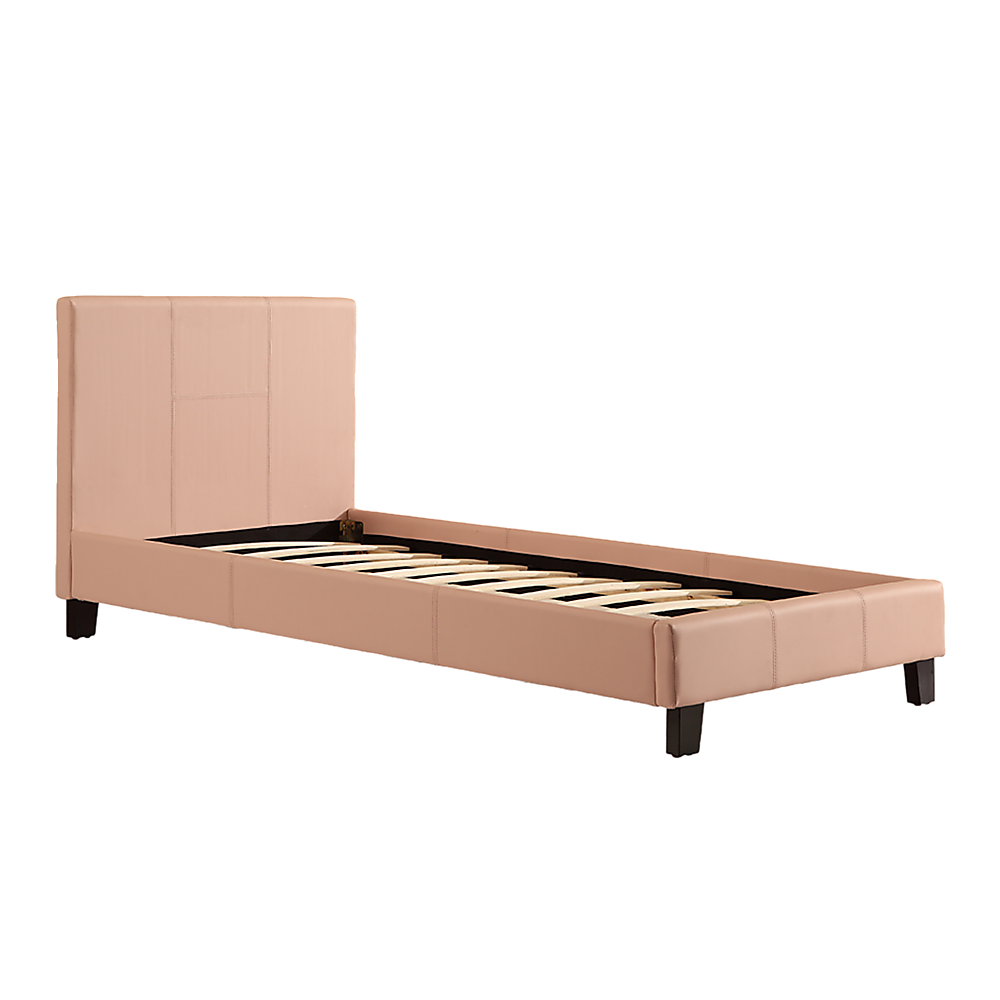 Single Bed Frame Pink