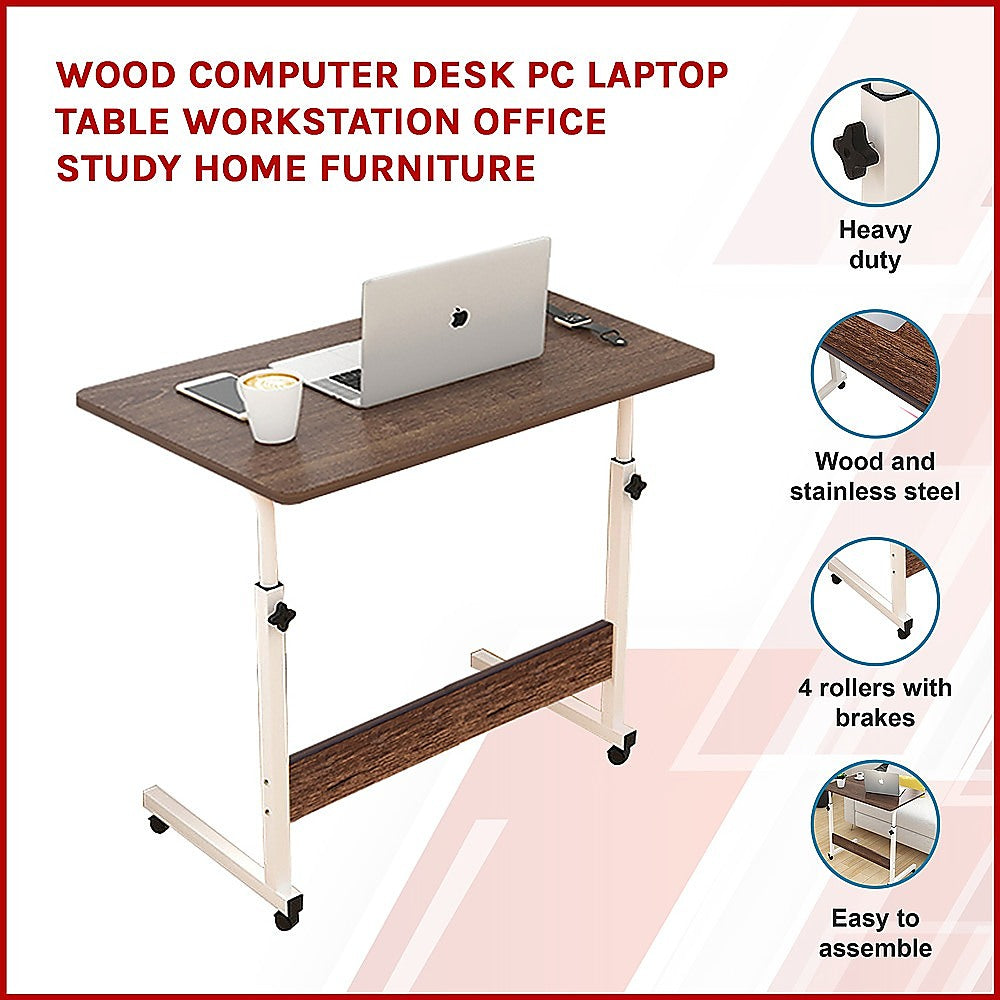 Wood Computer Desk PC Laptop Table Workstation Office Study Home Furniture - Newstart Furniture