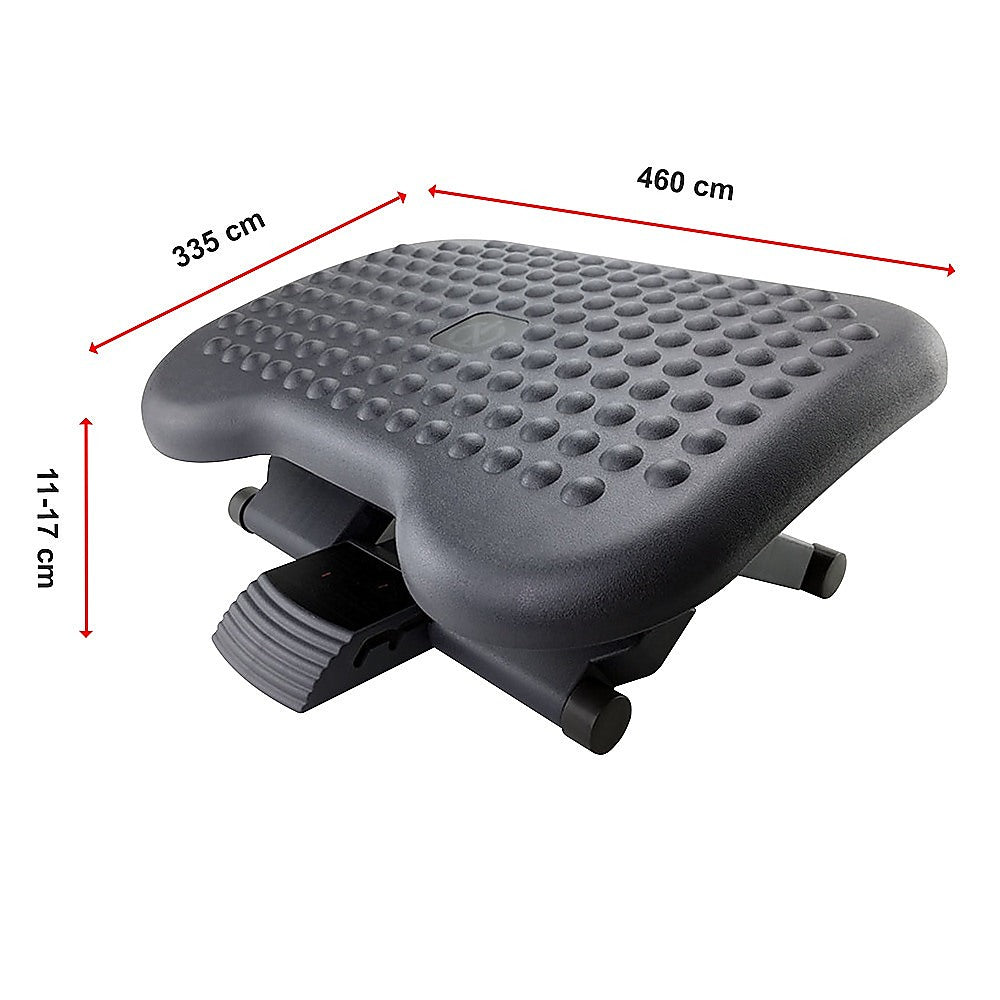 Footrest Under Desk Foot / Leg Rest for Office Chair Ergonomic Computer Plastic - Newstart Furniture