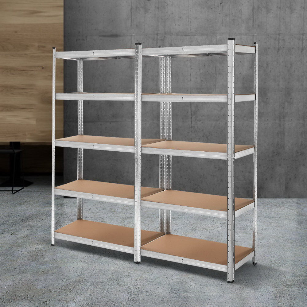 Giants 2x1.8M Warehouse Shelving Rack Racking Garage Metal Storage Shelves - Newstart Furniture