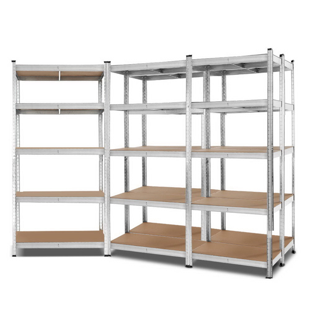 Giants 5x1.8M Warehouse Shelving Rack Racking Garage Metal Storage Shelves - Newstart Furniture