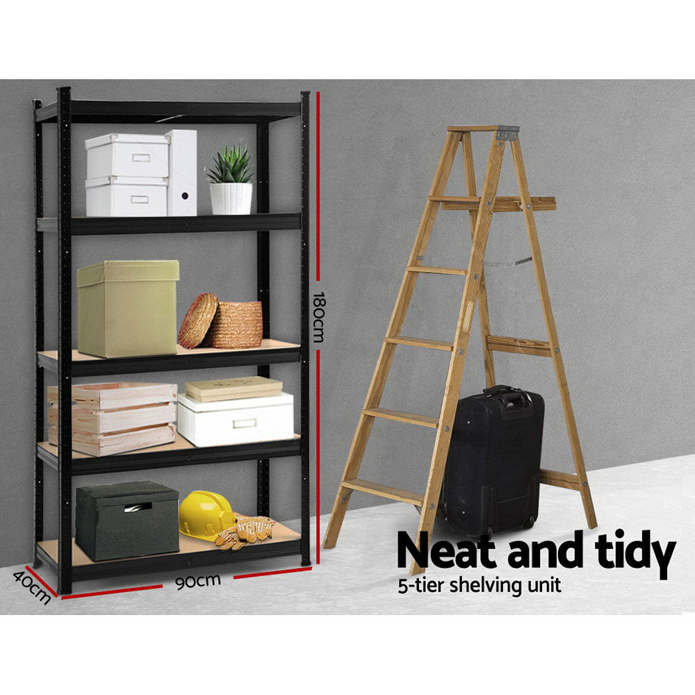 Giantz 1.8M Warehouse Racking Rack Shelving Garage Storage Steel Metal Shelves - Newstart Furniture