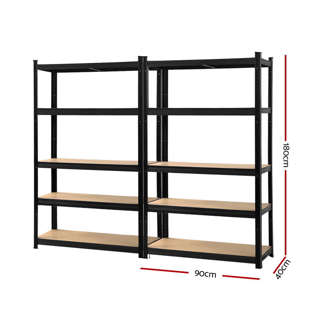 Giantz 2X1.8M Warehouse Shelving Garage Storage Racking Steel Metal Shelves - Newstart Furniture