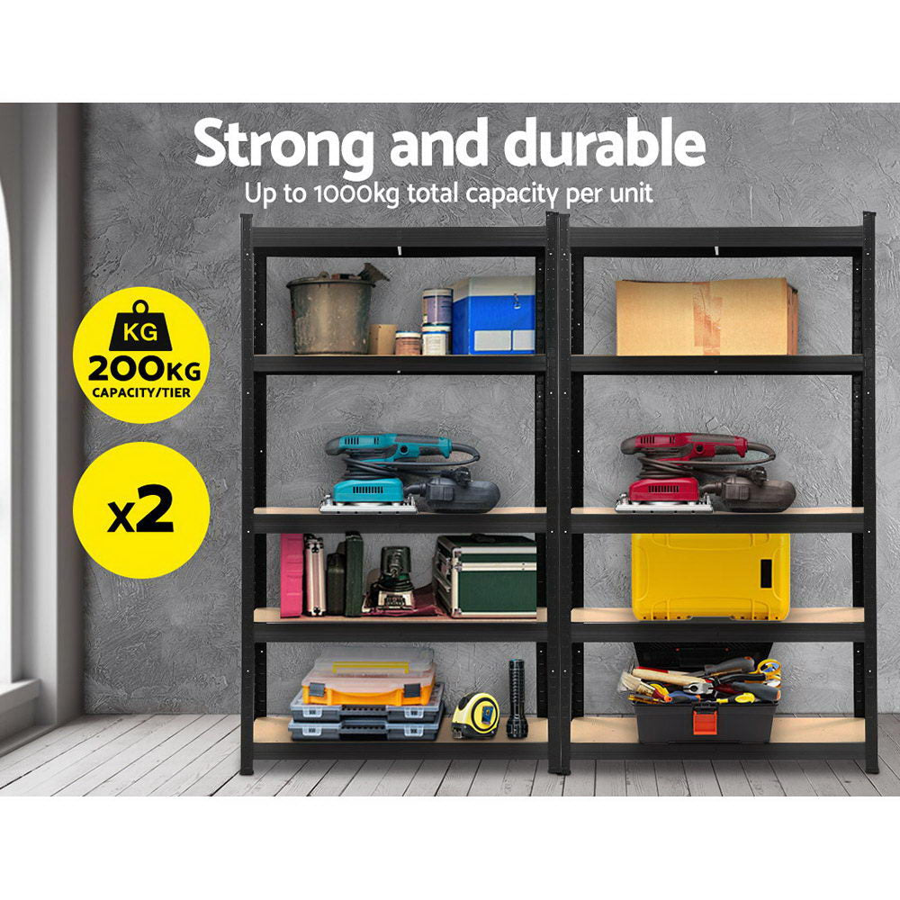 Giantz 2X1.8M Warehouse Shelving Garage Storage Racking Steel Metal Shelves - Newstart Furniture