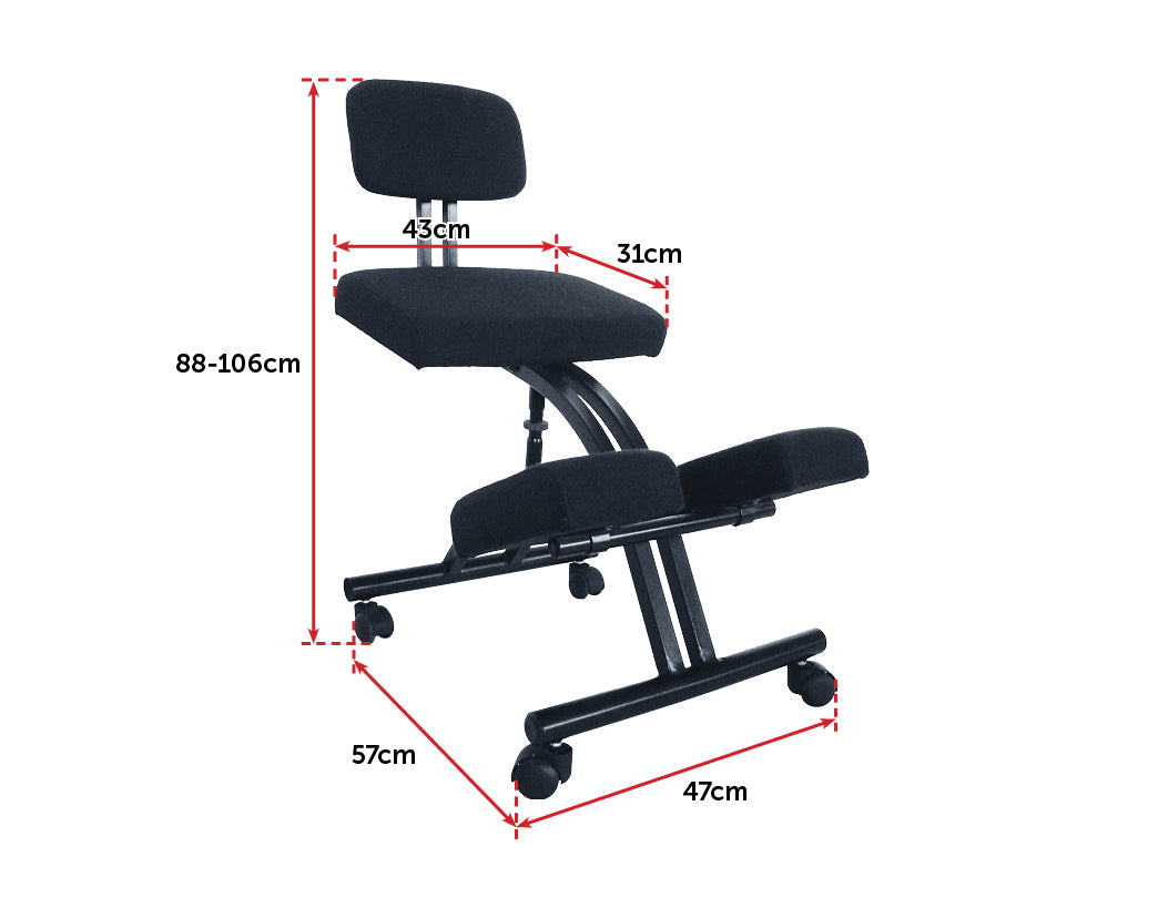 Ergonomic Office Kneeling Chair - Newstart Furniture